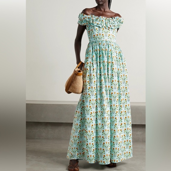 Agua by Agua Bendita Dresses & Skirts - Agua by Agua Bendita off the shoulder maxi dress